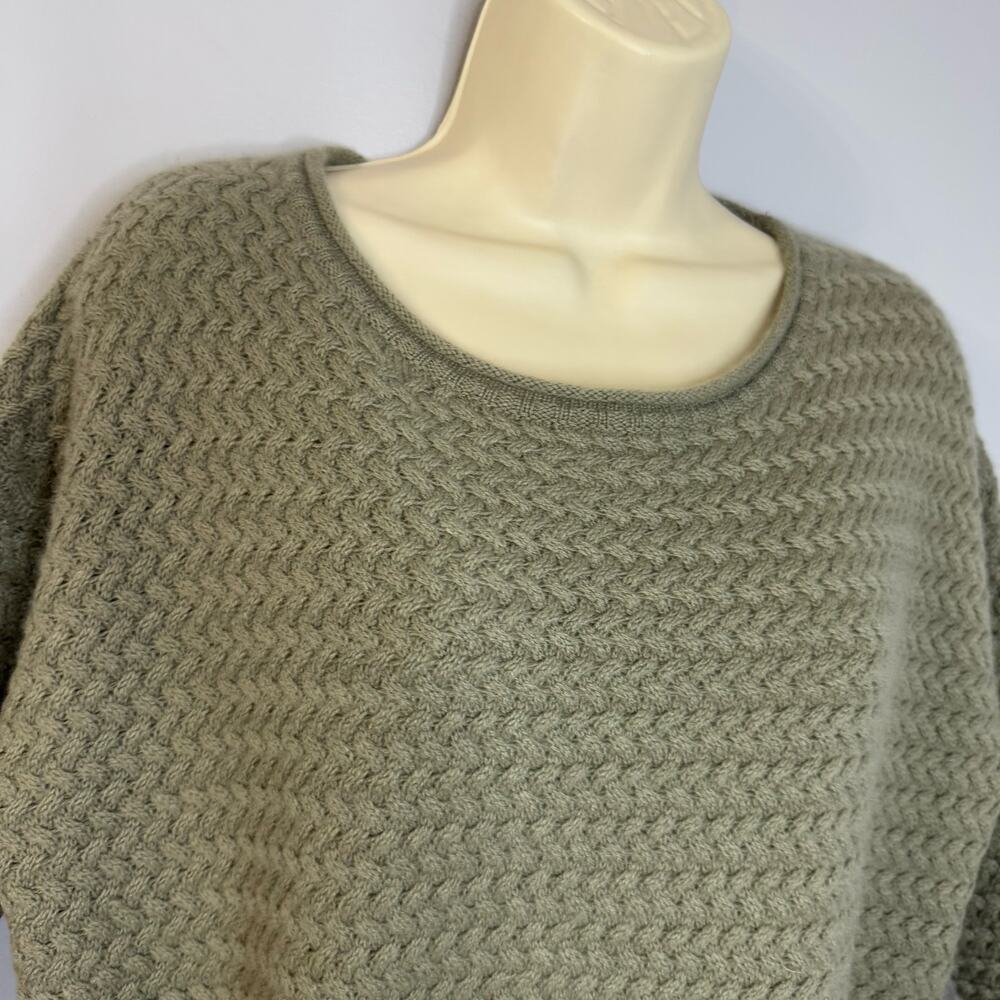 Garnet Hill Cashmere Button-Detail Boxy Sweater Luxury Soft S - Picture 5 of 12